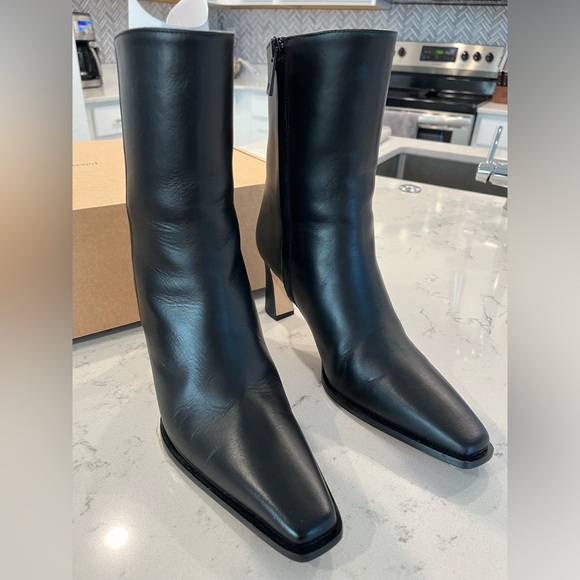 FLATTERED- Anita Black Boots. 9 - Picture 6 of 12